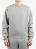 Nike Solo Swoosh Men's Fleece Crew - Grey
