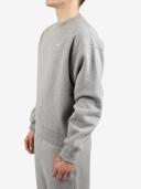 Nike Solo Swoosh Men's Fleece Crew - Grey