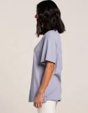 Nike - Sportswear Essentials Boyfriend T-Shirt in Indigo Haze & White