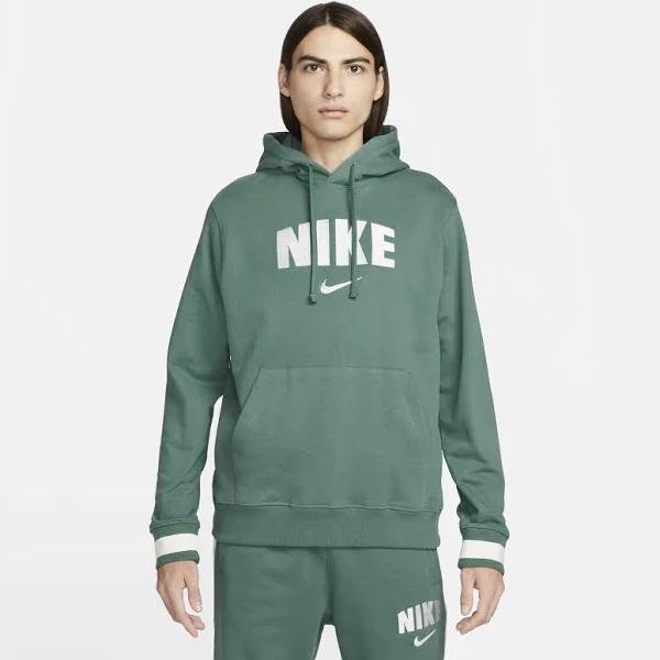 Nike Sportswear Men's Retro Fleece Pullover Hoodie - Green