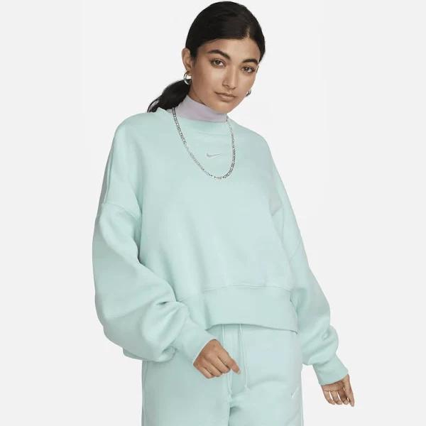 Nike Sportswear Phoenix Fleece Women's Over-Oversized Crew-Neck Sweatshirt - Green