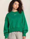 Nike Sportswear Phoenix Fleece Women's Over-Oversized Crew-Neck Sweatshirt - Green