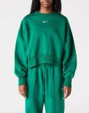 Nike Sportswear Phoenix Fleece Women's Over-Oversized Crew-Neck Sweatshirt - Green