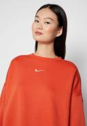 Nike Sportswear Phoenix Fleece Women's Over-Oversized Crew-Neck Sweatshirt - Orange