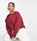 Nike Sportswear Phoenix Fleece Women's Oversized Crew-Neck Sweatshirt - Red