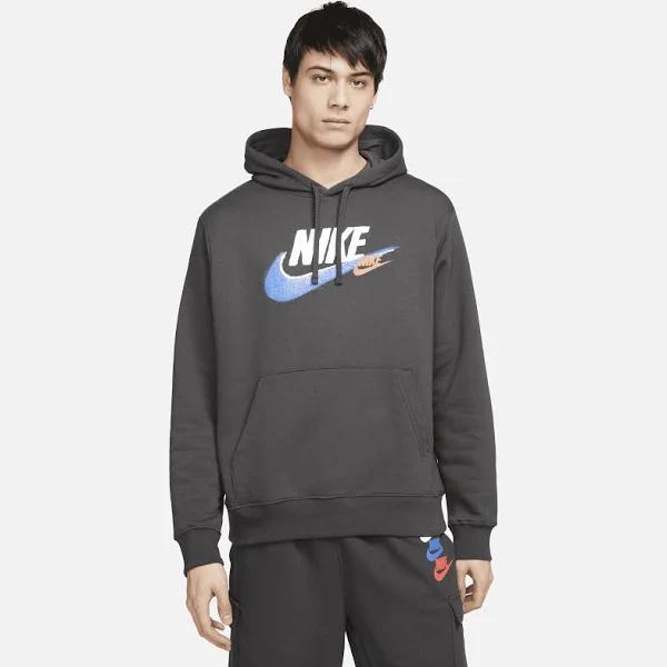 Nike Sportswear Standard Issue Men's Fleece Pullover Hoodie - Grey