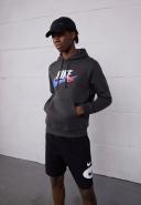 Nike Sportswear Standard Issue Men's Fleece Pullover Hoodie - Grey