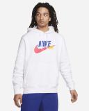 Nike Sportswear Standard Issue Men's Fleece Pullover Hoodie - White