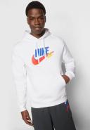 Nike Sportswear Standard Issue Men's Fleece Pullover Hoodie - White