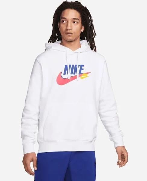 Nike Sportswear Standard Issue Men's Fleece Pullover Hoodie - White