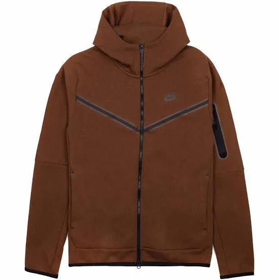 Nike Sportswear Tech Fleece Full-Zip Hoodie Cacao Wow/Black
