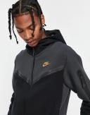 Nike Sportswear Tech Fleece Full-Zip Hoodie Dark Smoke Grey/Gold