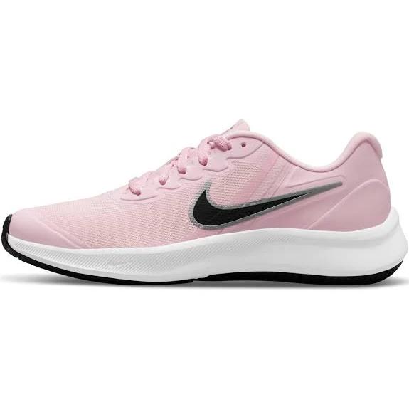 Nike Star Runner 3 GS Pink Foam Black - Size 3.5 Kids