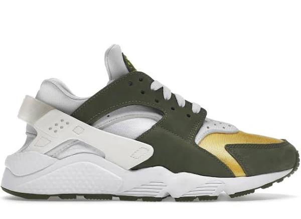 Nike Stussy x Air Huarache Le 'Dark Olive' 2021 Sneakers | Green | Men's Size 6