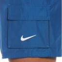 Nike Swim 5 Volley Belted Packable Swimming Shorts Blue M Man