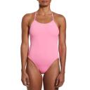 Nike Swim Hydrastrong Lace Up Tie Back Womens Swimsuit - Polarized Pink