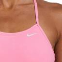 Nike Swim Hydrastrong Lace Up Tie Back Womens Swimsuit - Polarized Pink