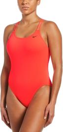 Nike Swim Hydrastrong Solid Spiderback Swimsuit - Bright Crimson