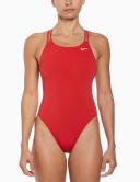 Nike Swim Hydrastrong Solid Spiderback Swimsuit - University Red
