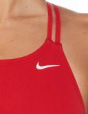 Nike Swim Hydrastrong Solid Spiderback Swimsuit - University Red