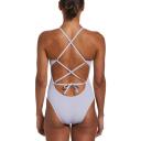 Nike Swim Lace-Up Swimsuit Lilac Women - 26