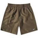 Nike Swim Men's Belted 5 Volley Short in Ironstone, Size Large | END. Clothing