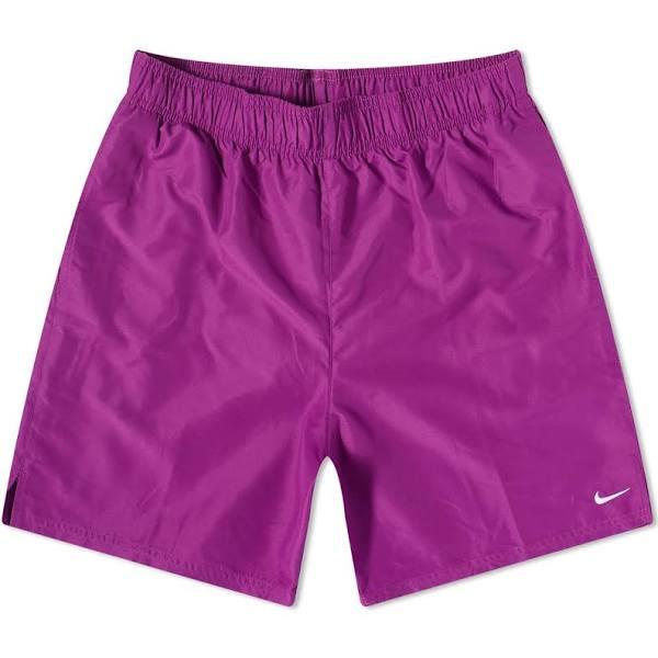 Nike Swim Men's Essential 7" Volley Short in Bold Berry, Size Large | END. Clothing