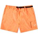 Nike Swim Volley Belt 5' Swimming Shorts Orange - XXL