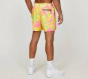 Nike Swim Volley Floral 5" Swim Shorts Pink Yellow - M