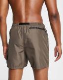 Nike Swimming 5 Inch Cargo Shorts in Grey