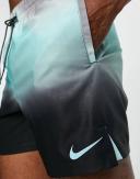 Nike Swimming Explore 5 Inch Tie Dye Swim Shorts in Grey-Blue