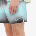 Nike Swimming Explore 5 Inch Tie Dye Swim Shorts in Grey-Blue