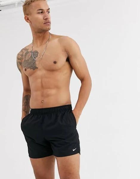 Nike Swimming Explore 5 Inch Tie Dye Swim Shorts in Grey-Blue