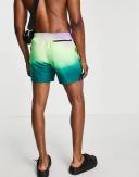 Nike Swimming Explore 5 Inch Tie Dye Swim Shorts in Purple and Blue