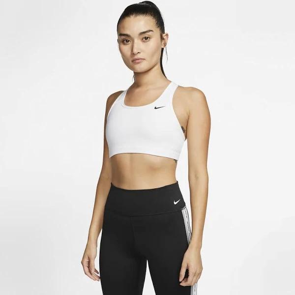 Nike Swoosh Sports Bra White - L