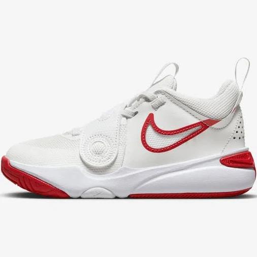 Nike Team Hustle D 11 Younger Kids' Shoes - White