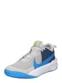 Nike Team Hustle D10 Basketball Shoe - Grey/Beetroot
