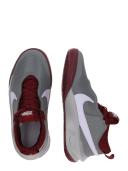 Nike Team Hustle D10 Basketball Shoe - Grey/Beetroot