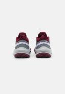 Nike Team Hustle D10 Basketball Shoe - Grey/Beetroot