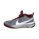 Nike Team Hustle D10 Basketball Shoe - Grey/Beetroot