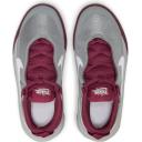 Nike Team Hustle D10 Basketball Shoe - Grey/Beetroot