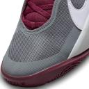 Nike Team Hustle D10 Basketball Shoe - Grey/Beetroot