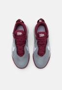 Nike Team Hustle D10 Basketball Shoe - Grey/Beetroot