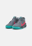 Nike Team Hustle D10 Basketball Shoe - Grey/Red