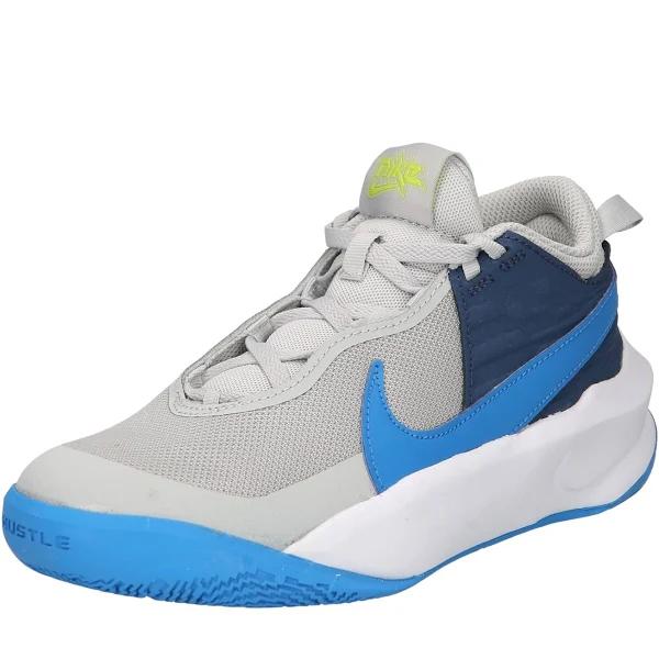 Nike Team Hustle D10 Basketball Shoe - Grey/Red