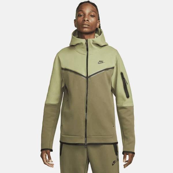 Nike Tech Fleece Full Zip Hoodie - Green