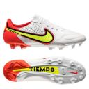 Nike Tiempo Legend 9 Elite FG White Bright Crimson Volt