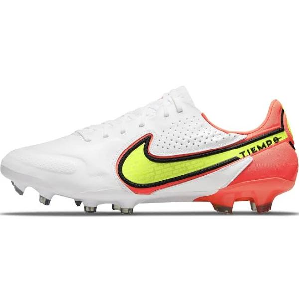 Nike Tiempo Legend 9 Elite FG White Bright Crimson Volt