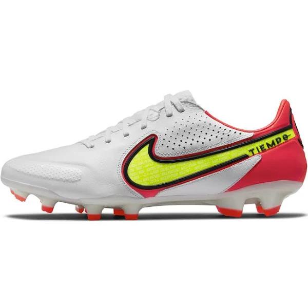 Nike Tiempo Legend 9 Pro FG - White/Blue - 7 | Soccer & Rugby