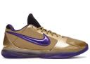 Nike Undefeated x Zoom Kobe 5 Protro 'Hall of Fame' Sneakers | Gold | Men's Size 5.5